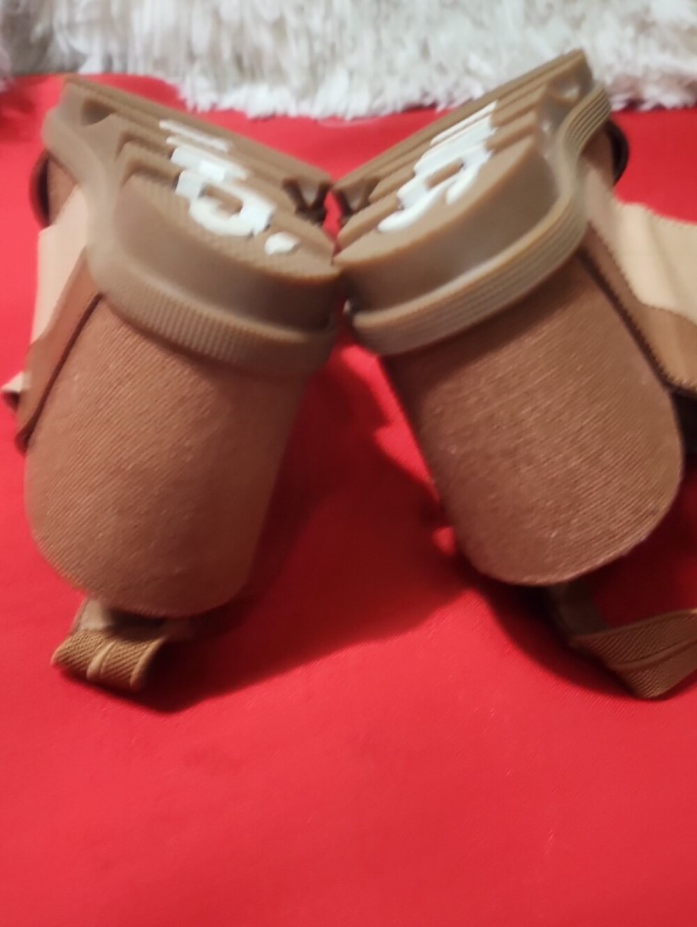 Sorel Women's Joanie II Slingback Brown & Beige Elastic Slingback Wedge Sandals - Picture 10 of 11